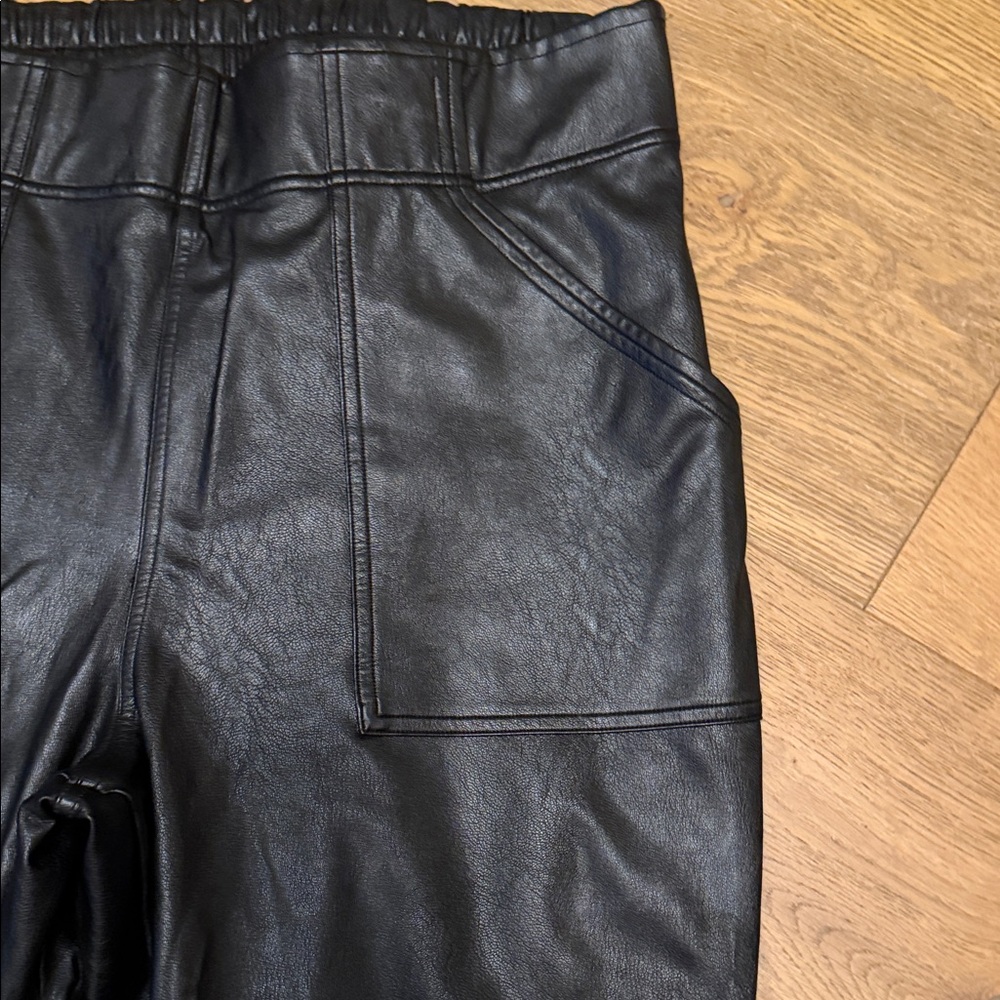 SPANX Black Straight Leg Women's Pants - Picture 3 of 5